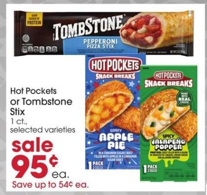 Hot Pockets or Tombstone Stix