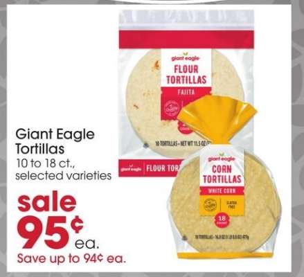 Giant Eagle Tortillas