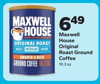 Maxwell House Original Roast Ground Coffee