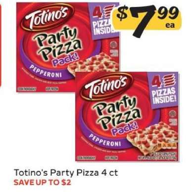 Totino's Party Pizza 4 ct