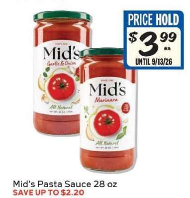 Mid's Pasta Sauce 28 oz