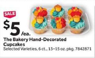 The Bakery Hand-Decorated Cupcakes