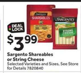 Sargento Shareables or String Cheese