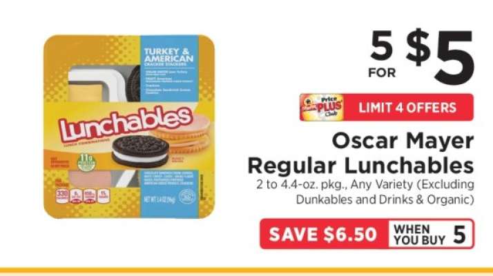 Oscar Mayer Regular Lunchables