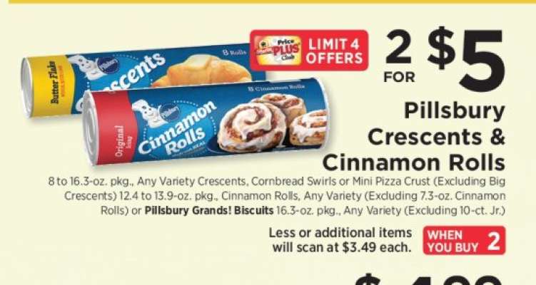 Pillsbury Crescents & Cinnamon Rolls