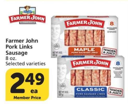 Farmer John Pork Links Sausage