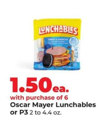 Oscar Mayer Lunchables or P3