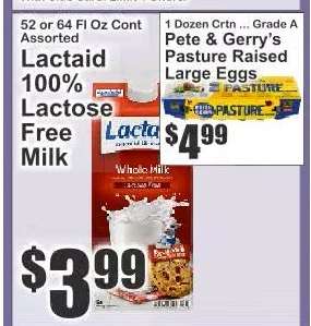 Lactaid 100% Lactose Free Milk