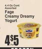 Fage Creamy Dreamy Yogurt