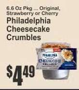 Philadelphia Cheesecake Crumbles