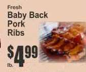 Baby Back Pork Ribs