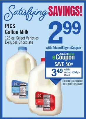 PICS Gallon Milk