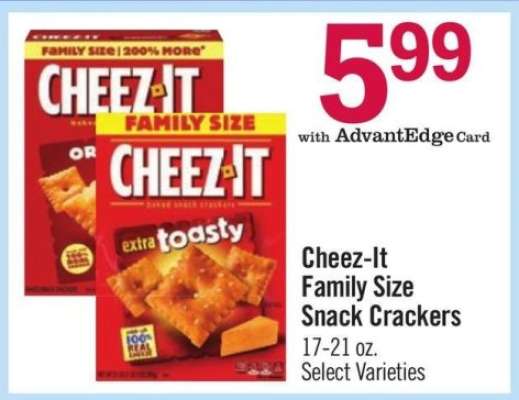 Cheez-It Family Size Snack Crackers
