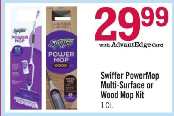 Swiffer PowerMop Multi-Surface or Wood Mop Kit