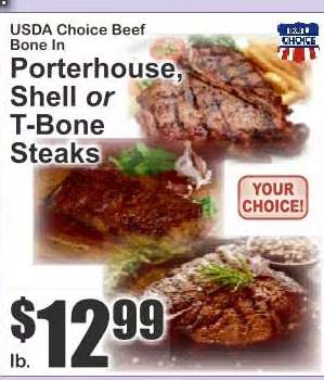 USDA Choice Beef Bone In
