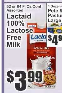 Lactaid 100% Lactose Free Milk