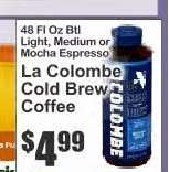 LA COLOMBE COLD BREW COFFEE