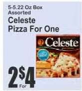 Celeste Pizza For One