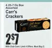 Carr's Crackers
