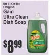 Gain Ultra Clean Dish Soap