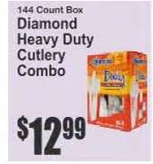 Diamond Heavy Duty Cutlery Combo