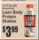 Lean Body Protein Shakes