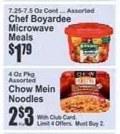 Chef Boyardee Microwave Meals