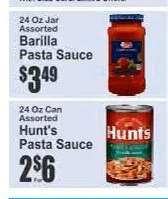 Barilla Pasta Sauce
