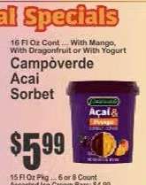 Campoverde Acai Sorbet