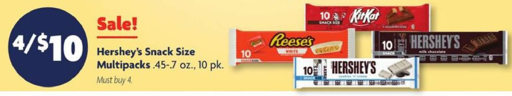 Hershey's Snack Size Multipacks