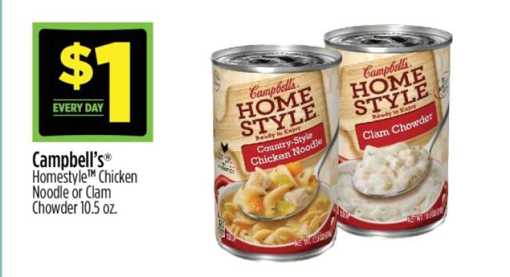 Campbell's® Homestyle™ Chicken Noodle or Clam Chowder 10.5 oz.
