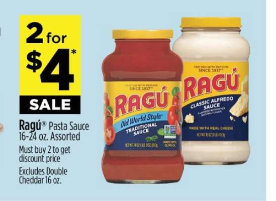 Ragú Pasta Sauce