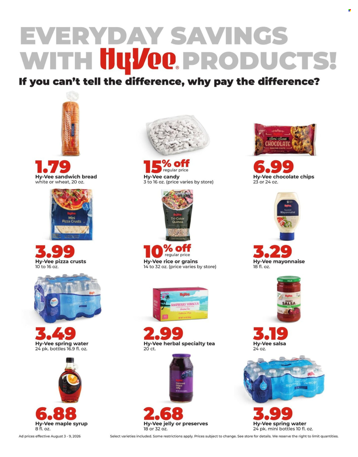 Hy-Vee ad - 08/03/2026 - 08/09/2026. Page 17