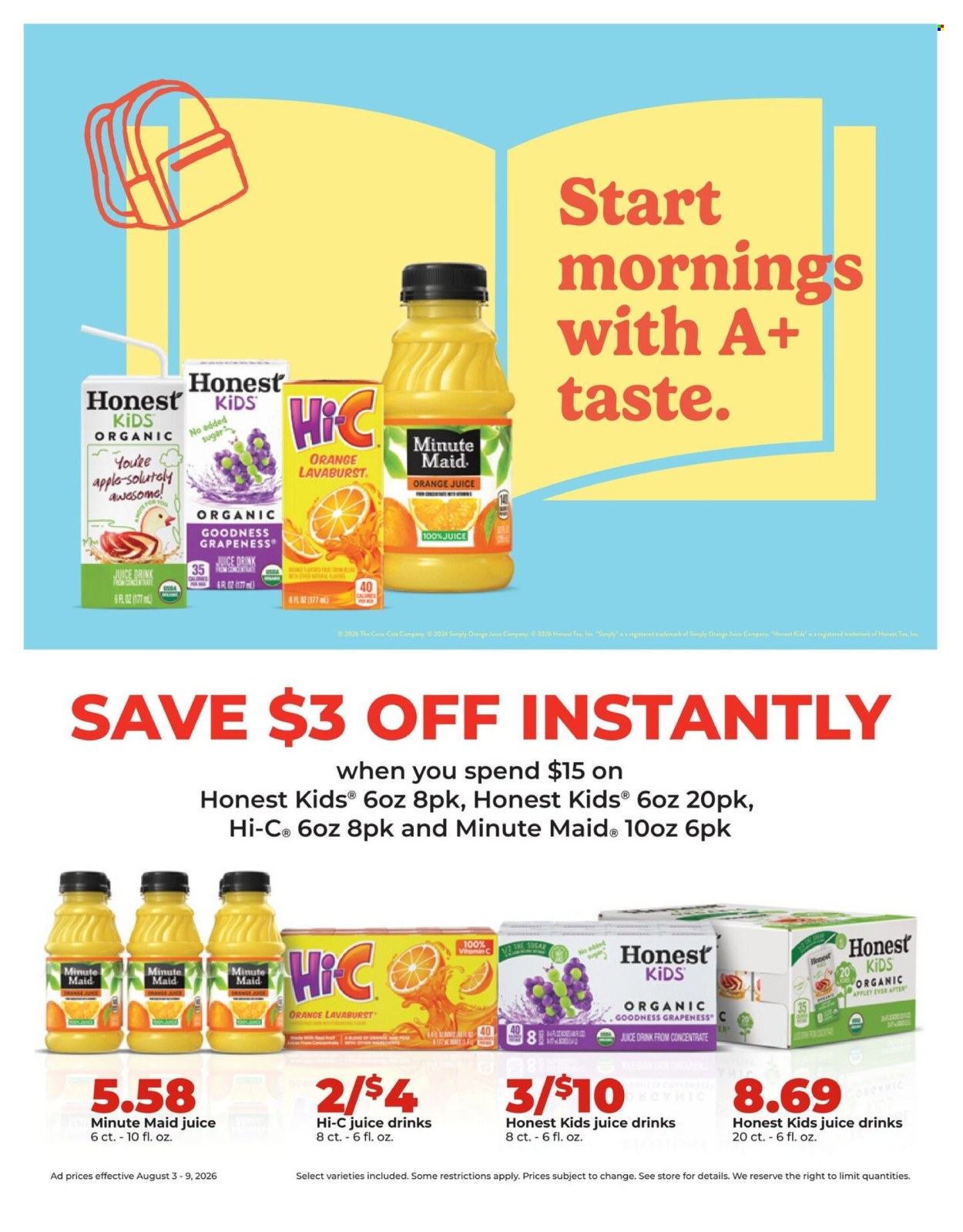 Hy-Vee ad - 08/03/2026 - 08/09/2026. Page 25