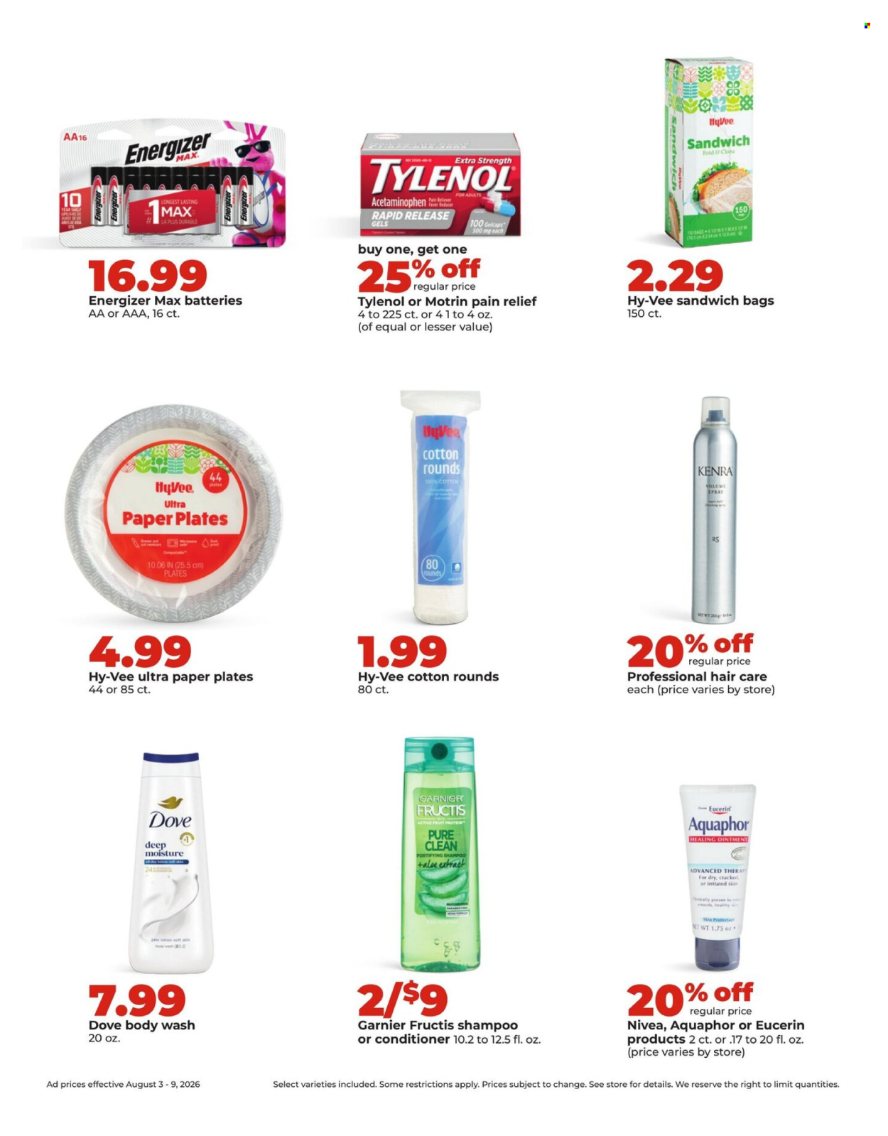 Hy-Vee ad - 08/03/2026 - 08/09/2026. Page 33
