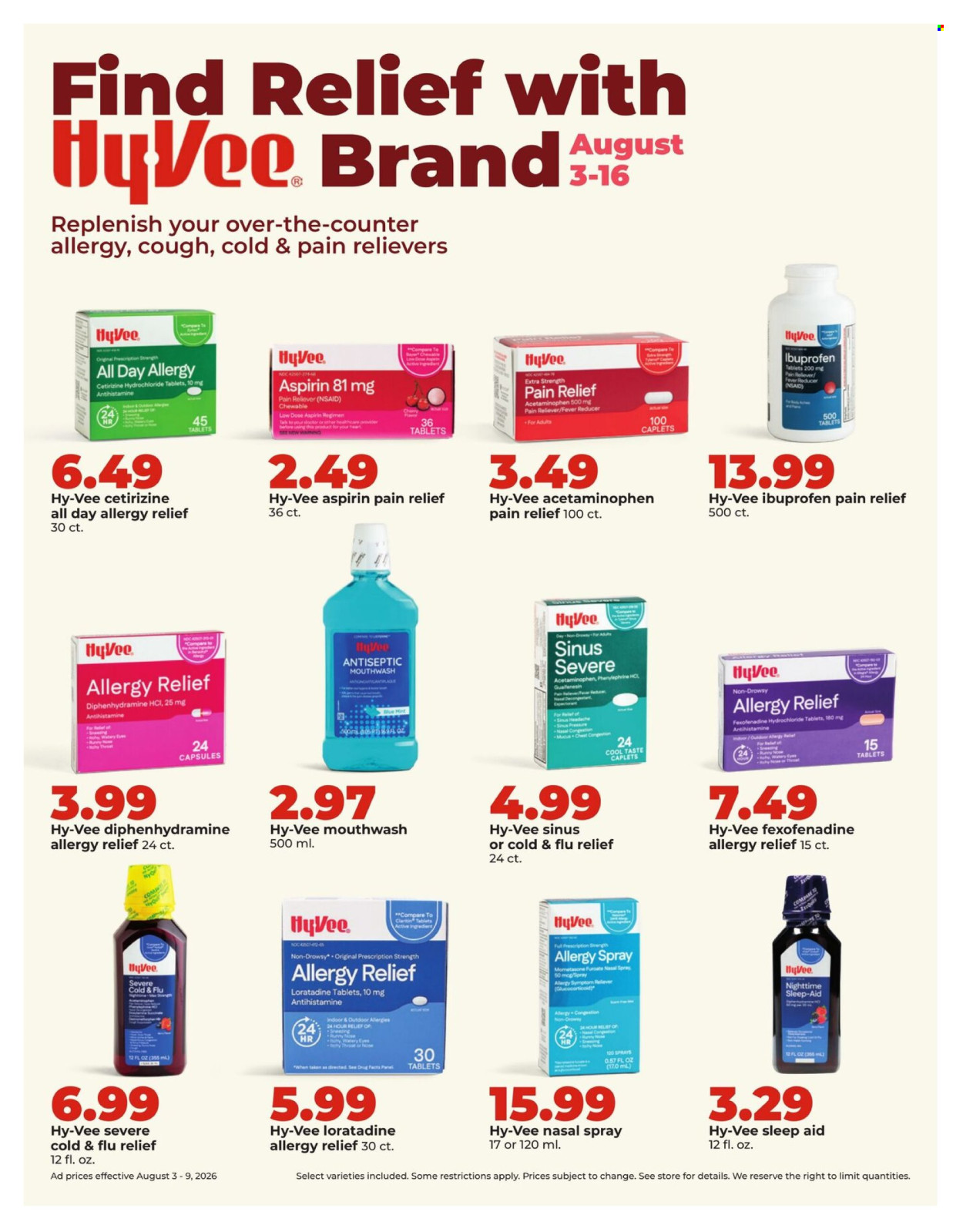 Hy-Vee ad - 08/03/2026 - 08/09/2026. Page 35
