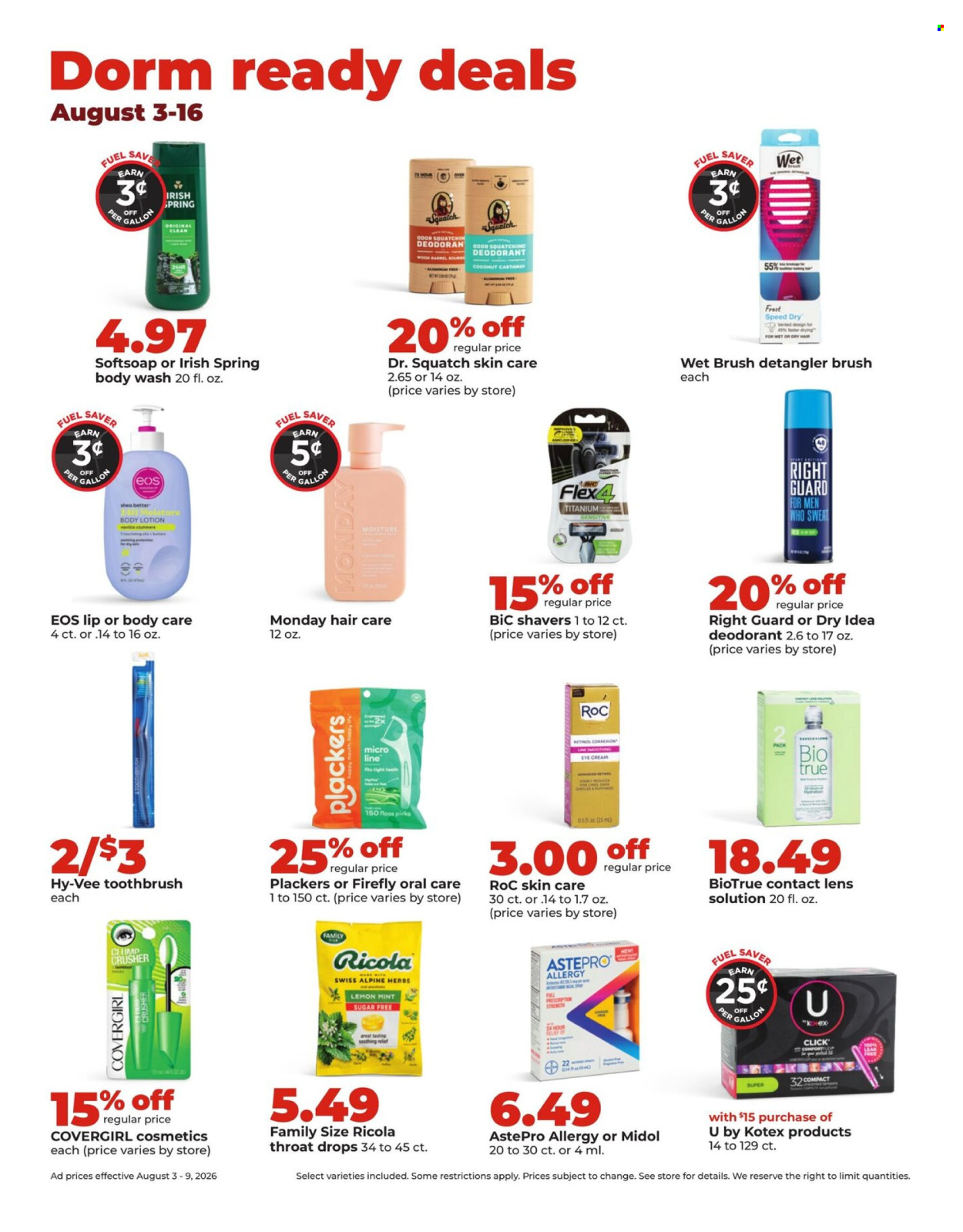 Hy-Vee ad - 08/03/2026 - 08/09/2026. Page 38