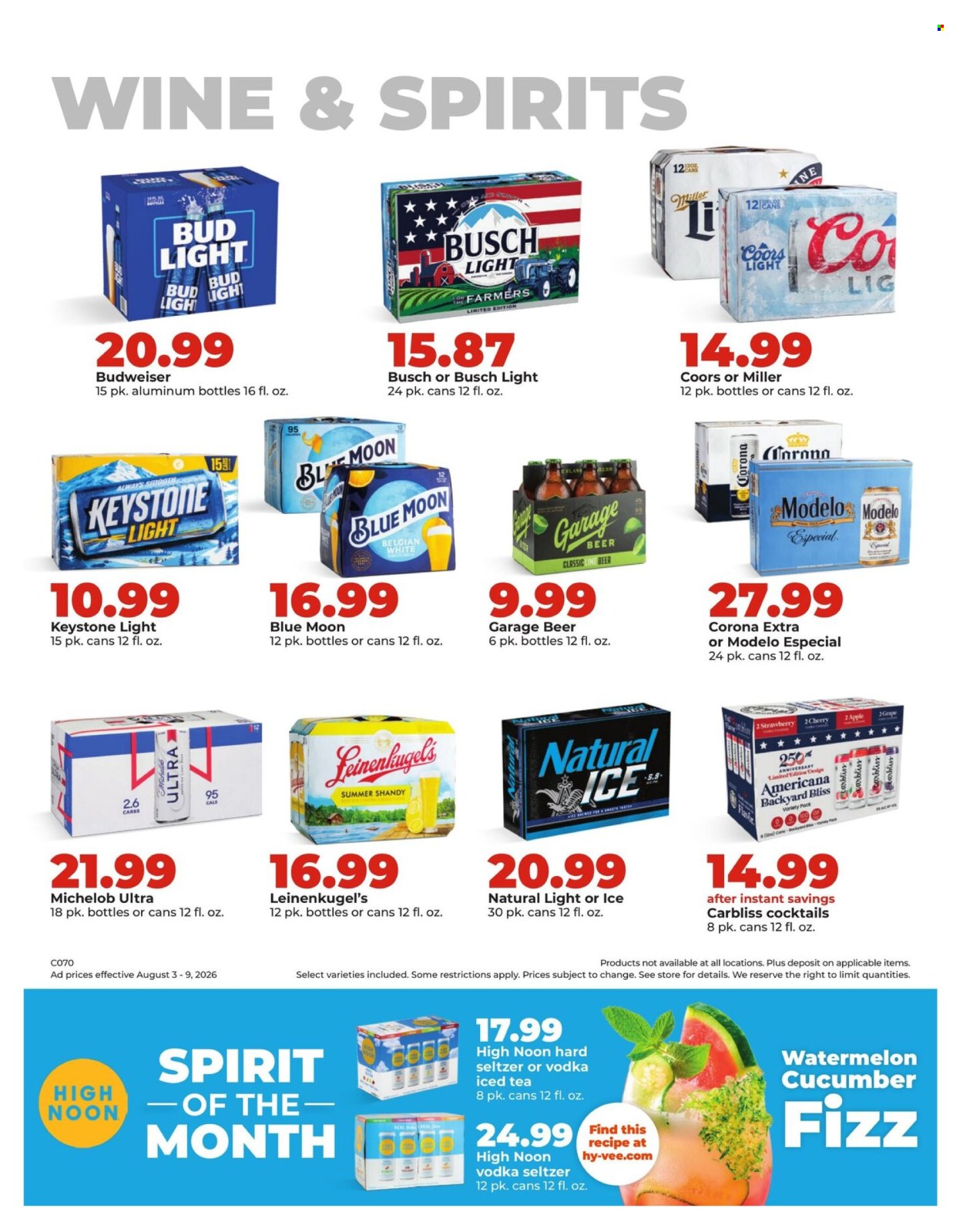 Hy-Vee ad - 08/03/2026 - 08/09/2026. Page 39