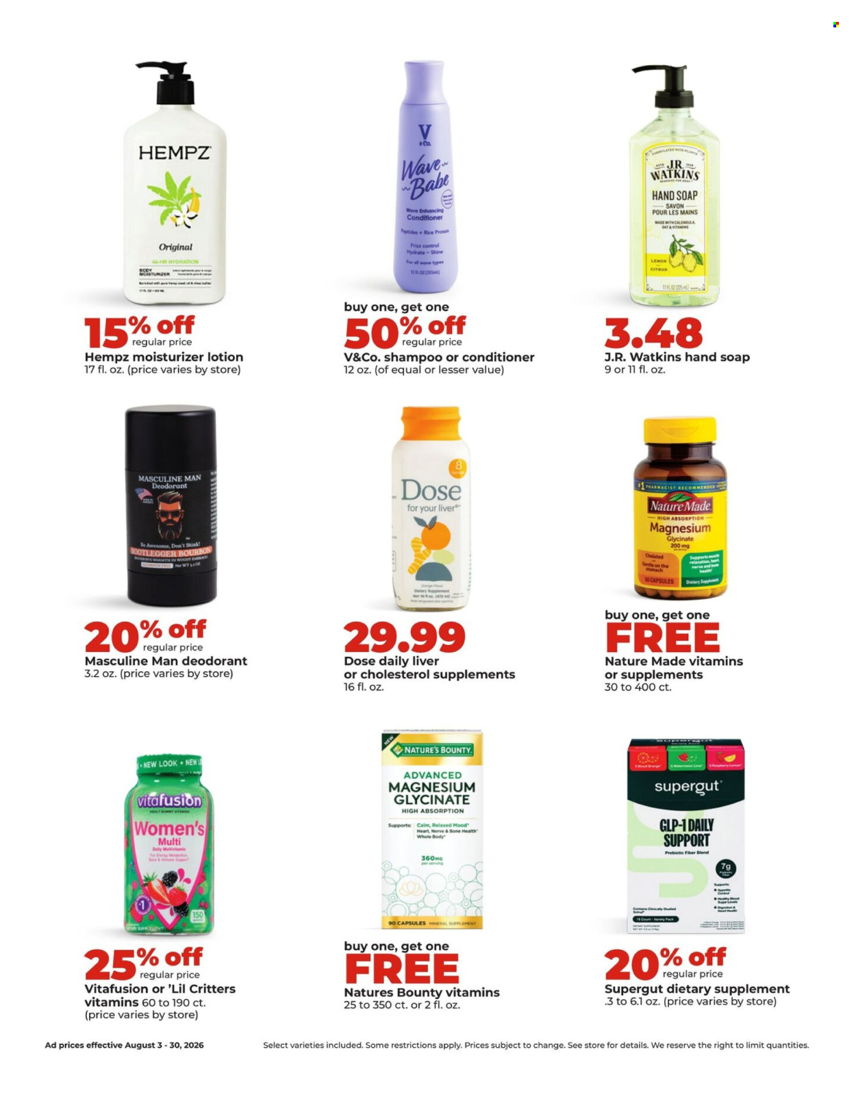 Hy-Vee ad - 08/03/2026 - 08/30/2026. Page 27