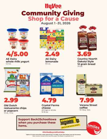 Hy-Vee Flyer - 08/01/2026 - 08/31/2026.