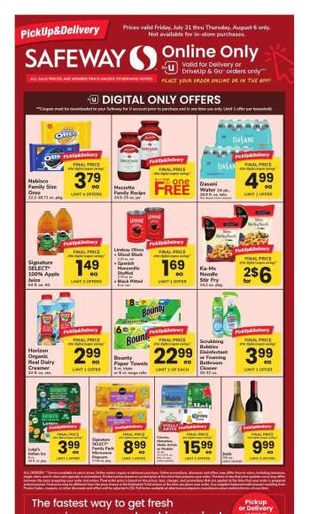 Safeway Flyer - 07/31/2026 - 08/06/2026.