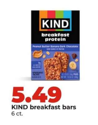 Kind Breakfast Bars