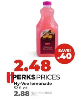Hy-Vee lemonade