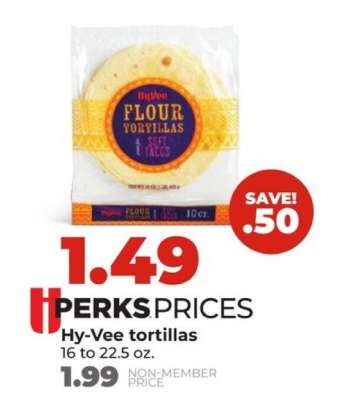 Hy-Vee Tortillas
