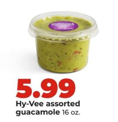 Hy-Vee assorted guacamole