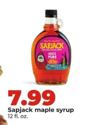 Sapjack maple syrup