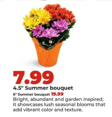 4.5" Summer bouquet