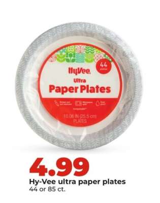 Hy-Vee ultra paper plates