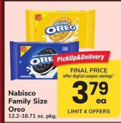 Nabisco Family Size Oreo