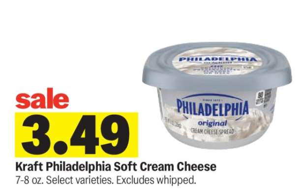 Kraft Philadelphia Soft Cream Cheese